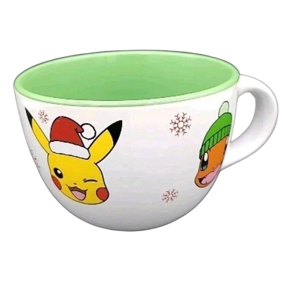 Silver Buffalo Other - Pokémon Christmas Coffee Mug Cup 24oz Pikachu Charmander‎ Squirtle